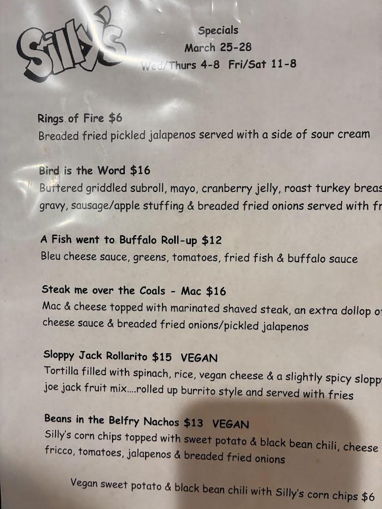 Silly's Menu image 3